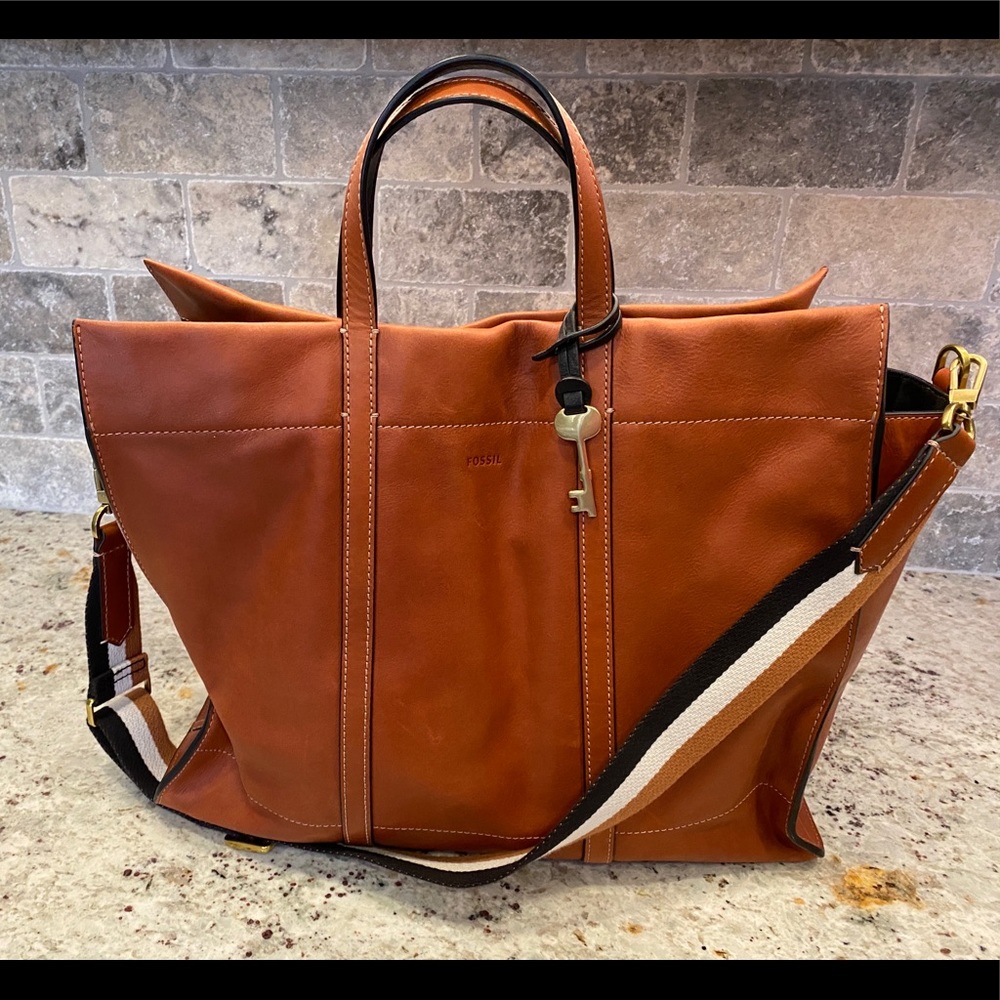 Fossil Carmen Large Tote leather